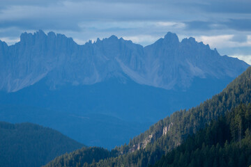 Fototapeta premium Val Sarentino is a splendid valley in South Tyrol that extends north of Bolzano up to the Pennes Pass.