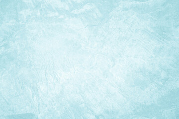 Pastel blue and white concrete stone texture for background in summer wallpaper. Cement and sand wall of tone vintage.