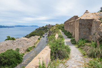 Fototapeta premium Battery of Castillitos (Cartagena, Spain)