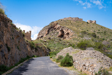 Obraz premium Battery of Castillitos (Cartagena, Spain)