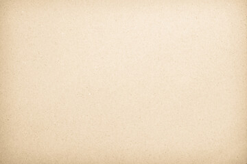 Old paper vintage texture surface for background. Recycle pale brown paper texture, Cream color recycled kraft paper texture blank with copy space for text.