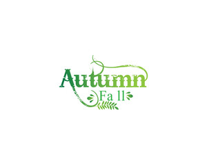 Hand-drawn autumn leaves collection and Autumn vector T-shirt design

