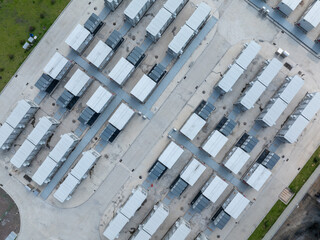 aerial view energy storage power station