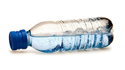 water bottle in ice,fresh water