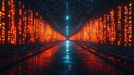 Digital Corridor: A Journey Through Binary Streams