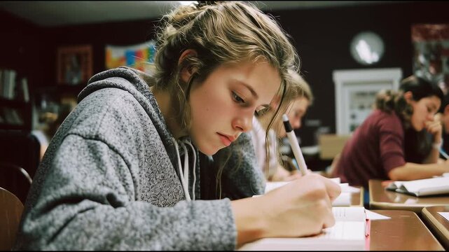 女の子, 女性, 学校, 学生, 女学生, 高校生, 中学生, 勉強, 勉強する女の子, girl, female, school, student, schoolgirl, high school student, middle school student, studying, studying girl
