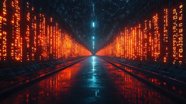 Digital Corridor: A Journey Through Binary Streams