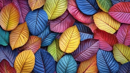 Vibrant Autumn Leaves: A Colorful Tapestry of Nature's Hues