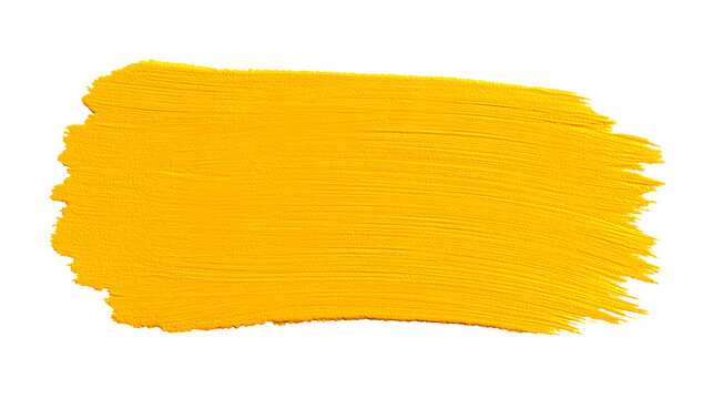 Abstract yellow brush stroke background illustration