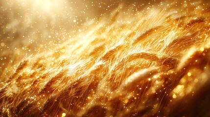 Golden Wheat Field: A Harvest Symphony