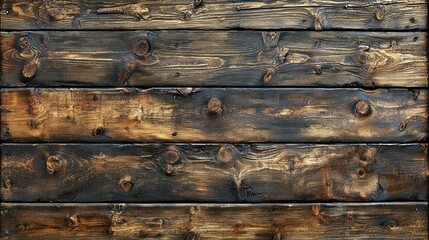 Dark Brown Wooden Planks Background Texture