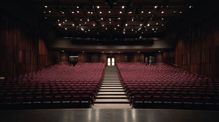 Empty auditorium interior