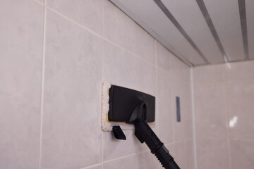 Efficient Bathroom Tile Cleaning with the Innovative Vacuum Mop for Modern Homes