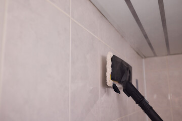 Efficient Bathroom Tile Cleaning with the Innovative Vacuum Mop for Modern Homes