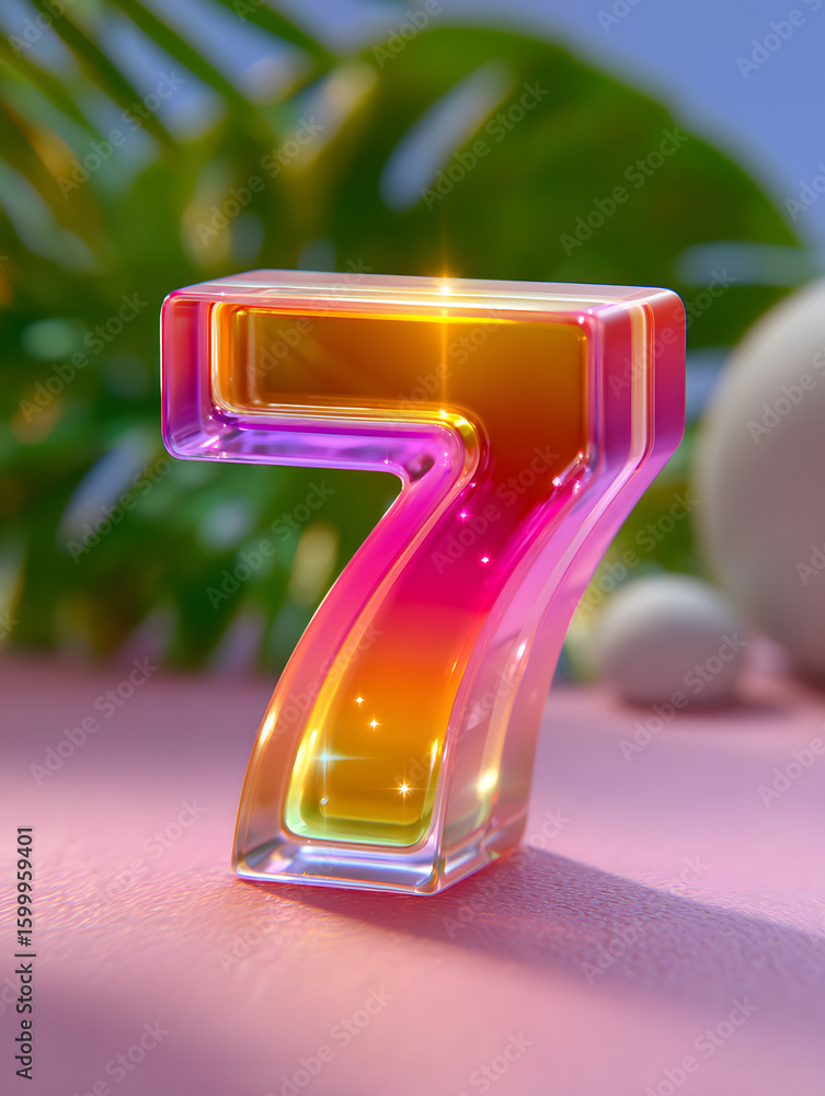 Poster 3d rendering digital font big sale event countdown concept element
