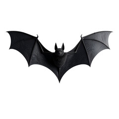 arafed bat with open wings in the dark with a black background