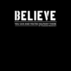 Obraz premium quote with inspiration and motivation on black and white background