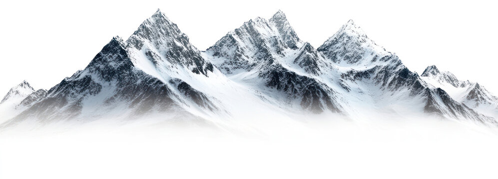 PNG Snowy mountain range mountains snow landscape.