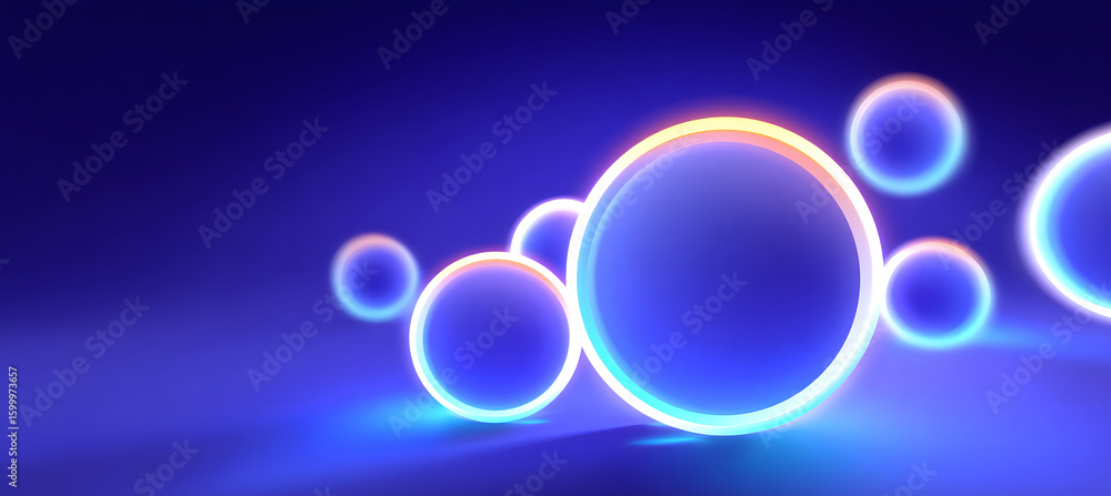 Poster dynamic fluid color gradient background, abstract kv main visual business ppt background