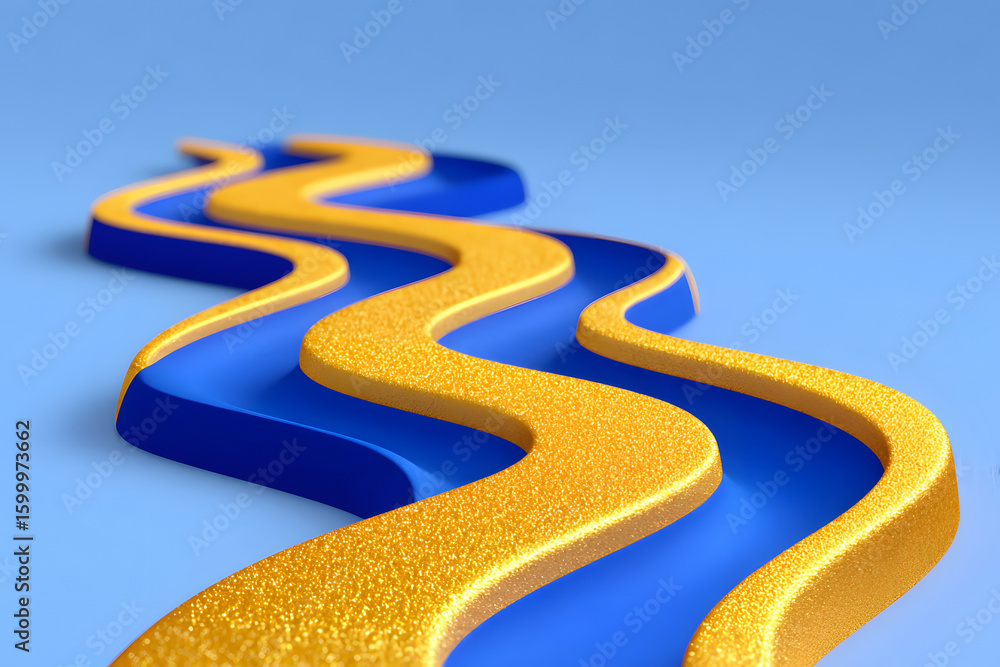 Poster dynamic fluid color gradient background, abstract kv main visual business ppt background