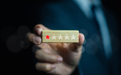   Service reviews with customers, not satisfied with the service, both business concepts,...