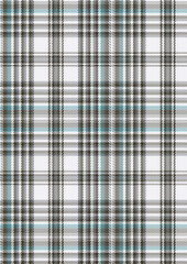 Seamless Gray Black and Teal Plaid Pattern Texture