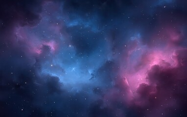 Fototapeta premium A swirling nebula of vibrant colors in deep space.