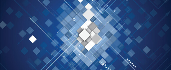 Abstract computer network technology and science background