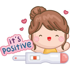a vector of pregnancy positive