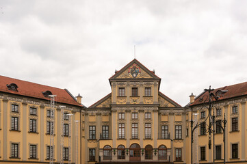 Nesvizh Castle. Belarus. Historical, palace and castle complex.