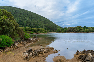 lake in the mountains