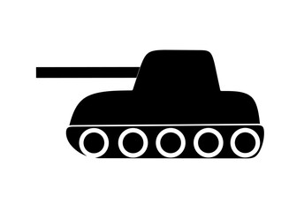 battle tank icon vector with trendy design