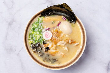 Râmen Tori Shio plat traditionnel japonais