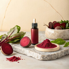 4K Mock-up Natural Dropper Bottle