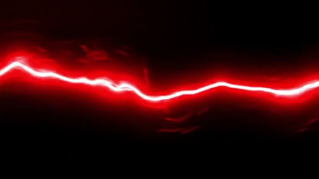 Red background with subtle animated red light pulses or waves. Smooth, glowing motion creating a warm, dynamic effect. Seamless loop.

