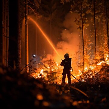 feurwehr, einsatz, waldbrand, waldbrandstufe, gefahr, lodernde, flammen, natgur, feuer, lagerfeuer, flame, heiss, heizen, brandwunde, nacht, wald, anbrennen, qualm, licht, rot, holz, natur, orange, wa