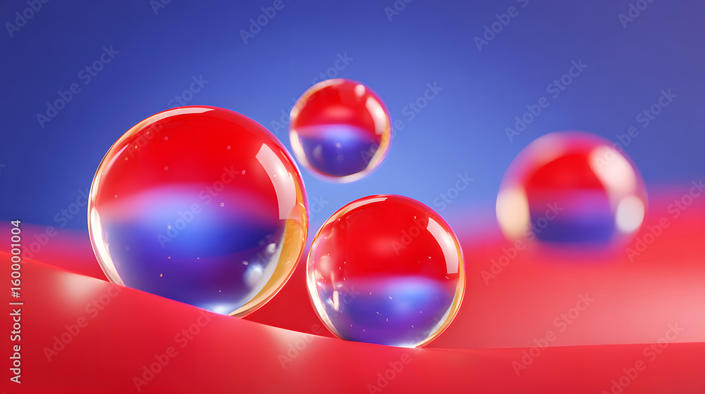 Poster dynamic fluid color gradient background, abstract kv main visual business ppt background