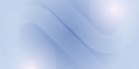 Abstract thin line light blue background in technology elegant style. 2025 wave on tech bg. Modern geometric banner with circuit wires on the chip. Vector illustration for flyer, presentation, banner.