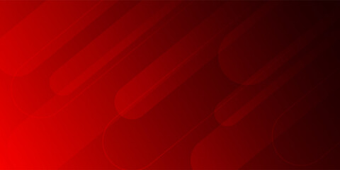 Obraz premium Bold red abstract background with diagonal rounded lines and gradient effect. Perfect for tech, business, or dynamic creative designs with a modern, energetic style.