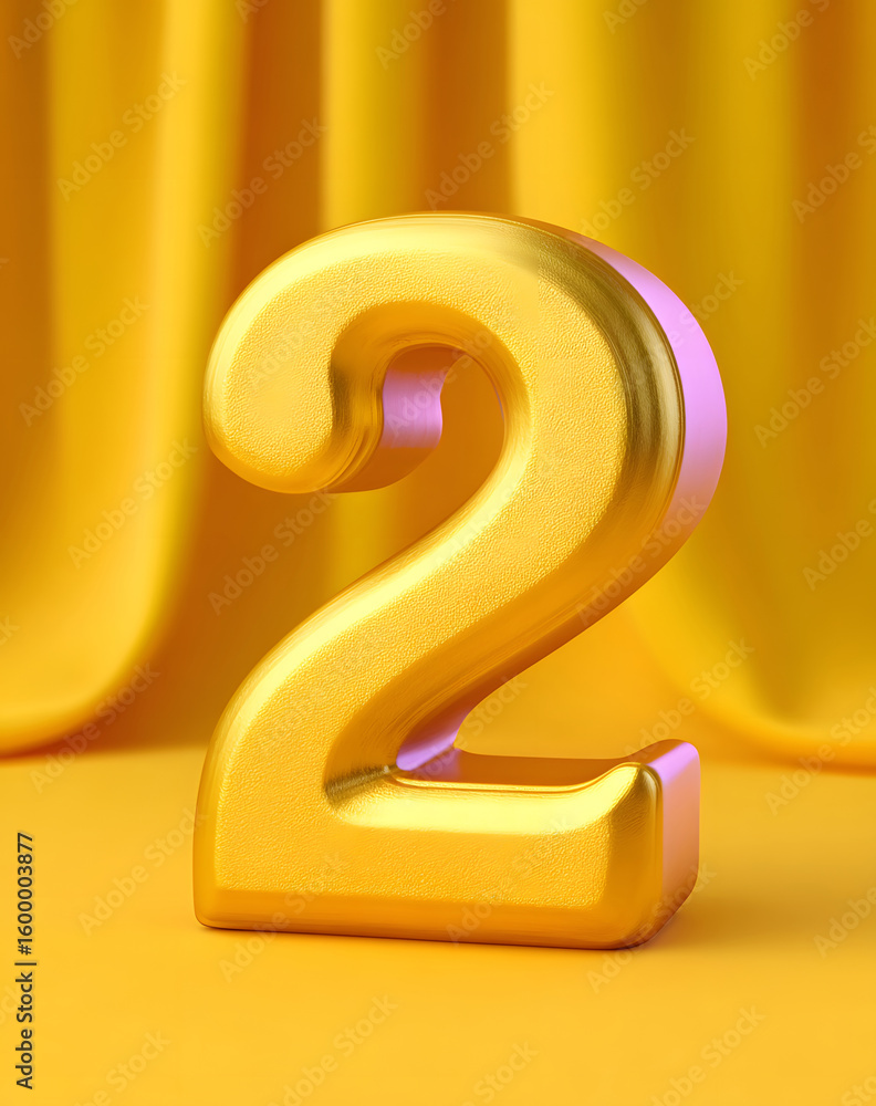 Poster 3d rendering digital font big sale event countdown concept element