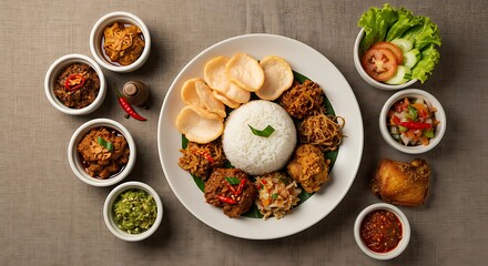 Indonesian Nasi Campur: A Symphony of Flavors