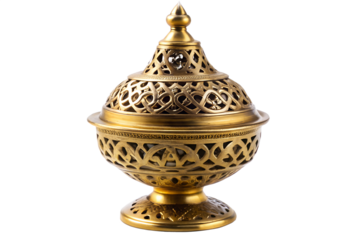 Traditional Incense Burner With Aromatic Incense
