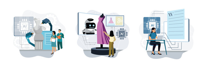 People are restoring artwork, making clothes, creating creative AI-enhanced stories.