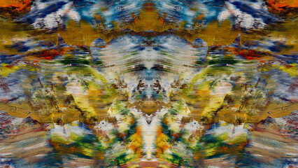 Abstract art background . Hand painting artwork on canvas .