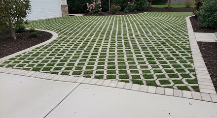Permeable pavers driveway design ideas for eco friendly landscaping and sustainable home improvement project