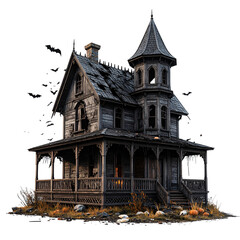 arafed house with a steeple and a porch with a steeple on the roof