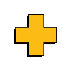 Retro 90's Element - Sign Plus