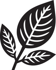 Fototapeta premium Leaf Silhouette Vector Art