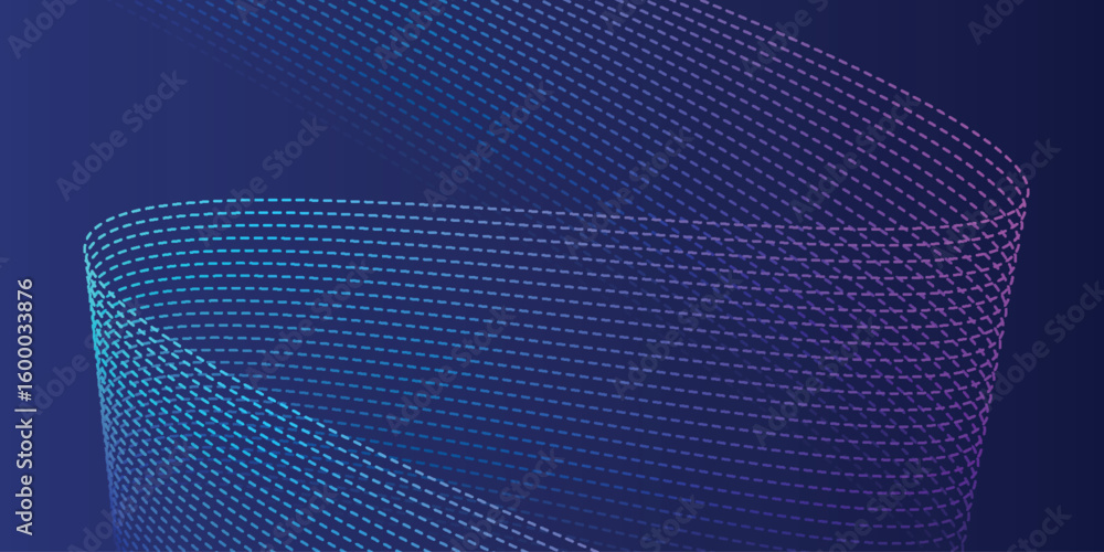 Aufkleber abstract background with flowing particle lines. modern vector design for presentations, covers, web