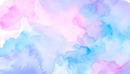 Abstract watercolor wash with soft pastel colors